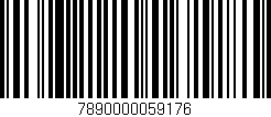 Código de barras (EAN, GTIN, SKU, ISBN): '7890000059176'