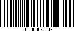 Código de barras (EAN, GTIN, SKU, ISBN): '7890000059787'