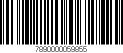 Código de barras (EAN, GTIN, SKU, ISBN): '7890000059855'