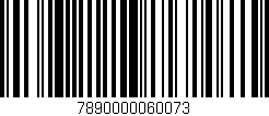 Código de barras (EAN, GTIN, SKU, ISBN): '7890000060073'