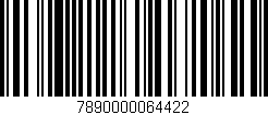 Código de barras (EAN, GTIN, SKU, ISBN): '7890000064422'