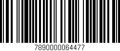 Código de barras (EAN, GTIN, SKU, ISBN): '7890000064477'