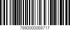 Código de barras (EAN, GTIN, SKU, ISBN): '7890000069717'