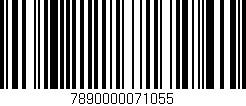 Código de barras (EAN, GTIN, SKU, ISBN): '7890000071055'