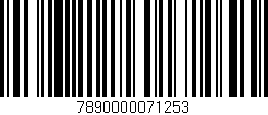 Código de barras (EAN, GTIN, SKU, ISBN): '7890000071253'