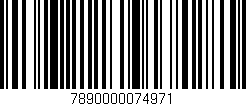 Código de barras (EAN, GTIN, SKU, ISBN): '7890000074971'