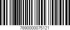Código de barras (EAN, GTIN, SKU, ISBN): '7890000075121'