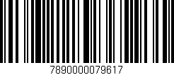 Código de barras (EAN, GTIN, SKU, ISBN): '7890000079617'