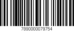 Código de barras (EAN, GTIN, SKU, ISBN): '7890000079754'