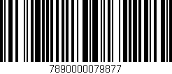 Código de barras (EAN, GTIN, SKU, ISBN): '7890000079877'