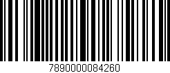 Código de barras (EAN, GTIN, SKU, ISBN): '7890000084260'