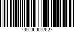 Código de barras (EAN, GTIN, SKU, ISBN): '7890000087827'