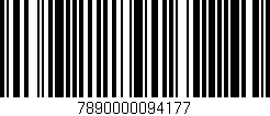 Código de barras (EAN, GTIN, SKU, ISBN): '7890000094177'