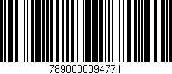 Código de barras (EAN, GTIN, SKU, ISBN): '7890000094771'