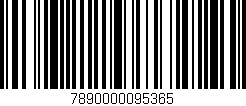 Código de barras (EAN, GTIN, SKU, ISBN): '7890000095365'