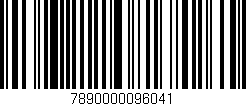 Código de barras (EAN, GTIN, SKU, ISBN): '7890000096041'