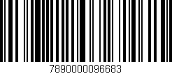 Código de barras (EAN, GTIN, SKU, ISBN): '7890000096683'