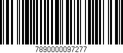 Código de barras (EAN, GTIN, SKU, ISBN): '7890000097277'