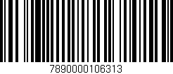 Código de barras (EAN, GTIN, SKU, ISBN): '7890000106313'