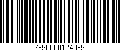 Código de barras (EAN, GTIN, SKU, ISBN): '7890000124089'