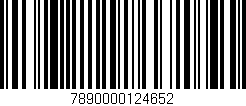 Código de barras (EAN, GTIN, SKU, ISBN): '7890000124652'