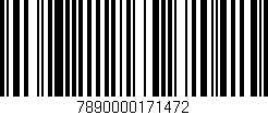 Código de barras (EAN, GTIN, SKU, ISBN): '7890000171472'