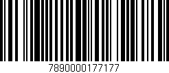 Código de barras (EAN, GTIN, SKU, ISBN): '7890000177177'