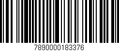 Código de barras (EAN, GTIN, SKU, ISBN): '7890000183376'