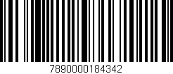 Código de barras (EAN, GTIN, SKU, ISBN): '7890000184342'