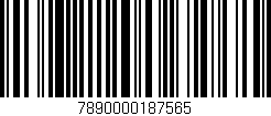 Código de barras (EAN, GTIN, SKU, ISBN): '7890000187565'