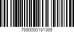 Código de barras (EAN, GTIN, SKU, ISBN): '7890000191388'