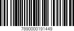 Código de barras (EAN, GTIN, SKU, ISBN): '7890000191449'