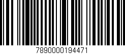 Código de barras (EAN, GTIN, SKU, ISBN): '7890000194471'