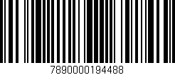 Código de barras (EAN, GTIN, SKU, ISBN): '7890000194488'