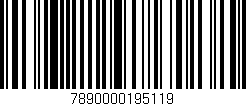 Código de barras (EAN, GTIN, SKU, ISBN): '7890000195119'