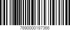 Código de barras (EAN, GTIN, SKU, ISBN): '7890000197366'
