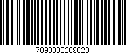 Código de barras (EAN, GTIN, SKU, ISBN): '7890000209823'