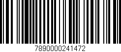 Código de barras (EAN, GTIN, SKU, ISBN): '7890000241472'