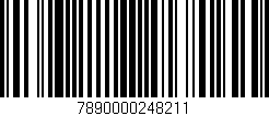 Código de barras (EAN, GTIN, SKU, ISBN): '7890000248211'