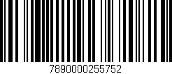 Código de barras (EAN, GTIN, SKU, ISBN): '7890000255752'