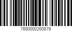 Código de barras (EAN, GTIN, SKU, ISBN): '7890000260879'