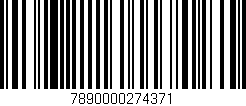 Código de barras (EAN, GTIN, SKU, ISBN): '7890000274371'