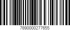 Código de barras (EAN, GTIN, SKU, ISBN): '7890000277655'