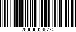 Código de barras (EAN, GTIN, SKU, ISBN): '7890000288774'