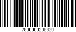Código de barras (EAN, GTIN, SKU, ISBN): '7890000298339'