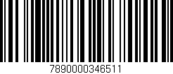 Código de barras (EAN, GTIN, SKU, ISBN): '7890000346511'