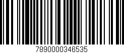 Código de barras (EAN, GTIN, SKU, ISBN): '7890000346535'