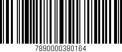 Código de barras (EAN, GTIN, SKU, ISBN): '7890000380164'