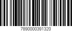 Código de barras (EAN, GTIN, SKU, ISBN): '7890000391320'