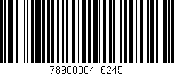 Código de barras (EAN, GTIN, SKU, ISBN): '7890000416245'